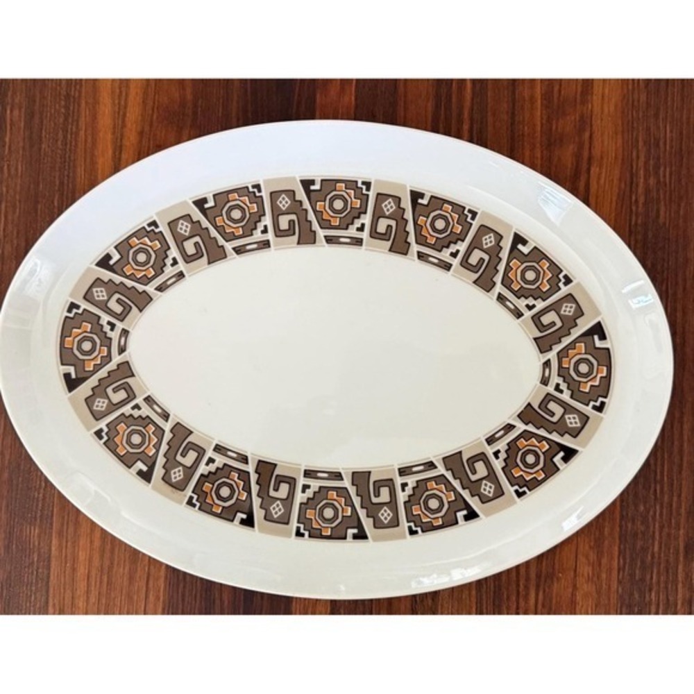 Vintage 1970's Serving Platter by Aquarius Sango made in Japan